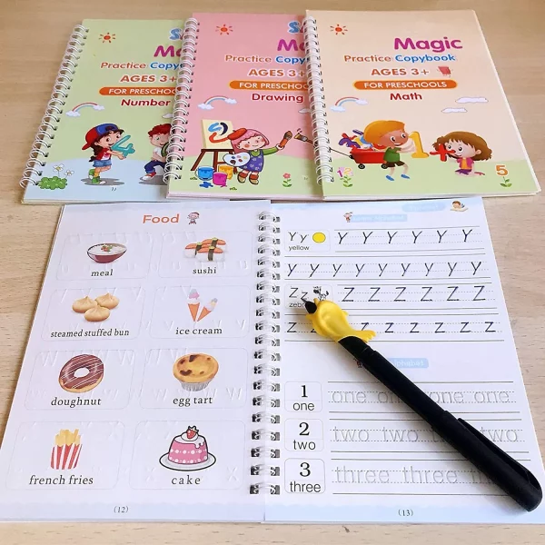 Magic Copybook Set for Kids and Adults