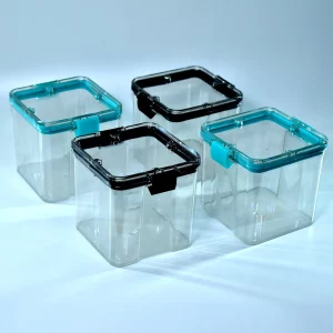 4-Piece Square Food Storage Container Set (700ml)