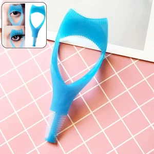 3-in-1 Eyelash Tool: Mascara Applicator, Eyelash Guide, and Curler Comb