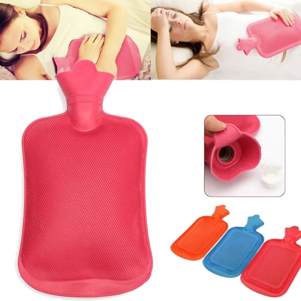 Small Rubber Hot Water Heating Pad Bag: Pain Relief Solution