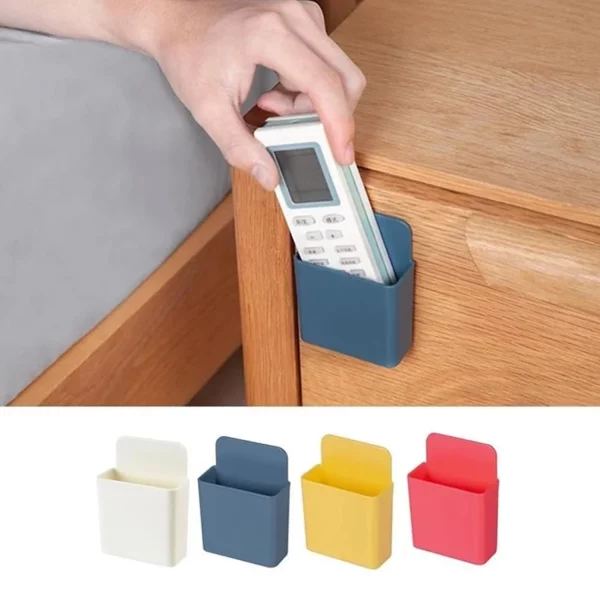 Wall-Mounted Storage Case with Mobile Phone Charging Port and Plug Holder