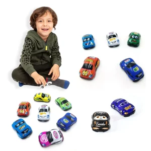 30-Piece Mini Pull Back Car Set for Kids' Playtime Adventures