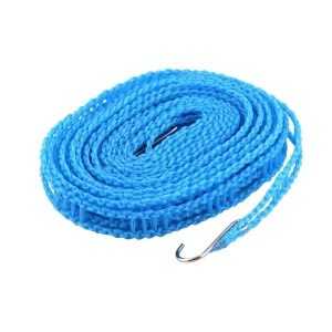 Nylon Clothesline Drying Rope with Hooks