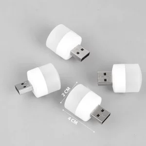 USB LED Night Light Lamp - Mini Portable Plug-in Nightlight for PC and Laptop