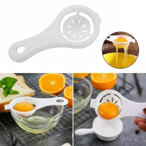 Egg Yolk Separator - 3-in-1 Egg White and Yolk Filter Separator with Strainer Spoon