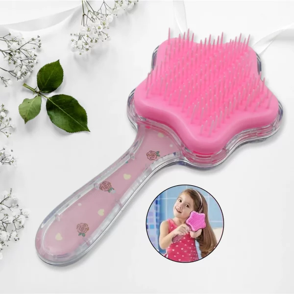 Mermaid Glitter Hair Brush & Massage Shower Comb Set