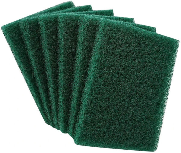 Aqua Green Scrub Sponge Cleaning Pads