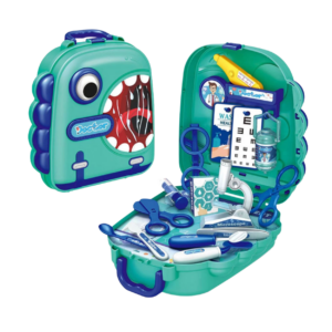 22-Piece Kids Doctor Playset with Carry Case | Medical Toy Kit for Role Play, Pretend Doctor, Microscope & Tools | Educational Gift for Boys & Girls (Ages 3+)